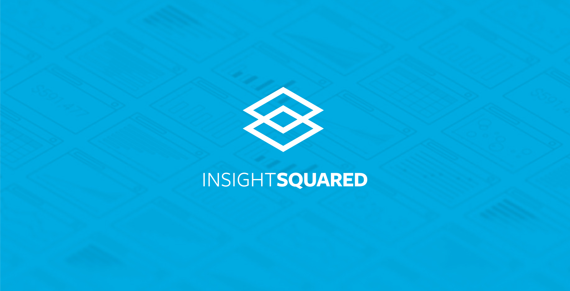 InsightSquared company branding with geometric logo design
